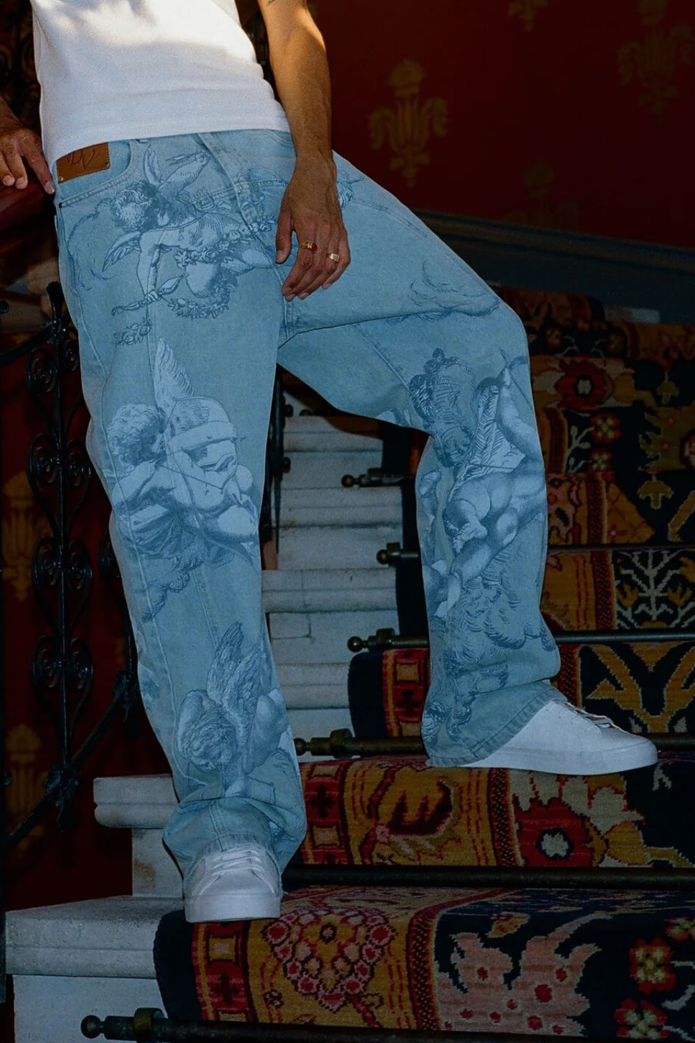 Cupido Washed Baggy Jeans 1+2 FREE