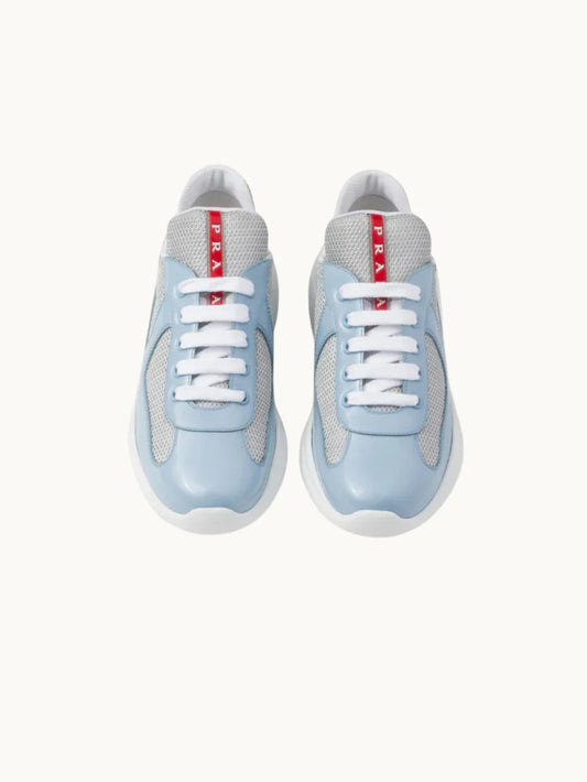 PRDA America's Cup Sneakers in Sky Blue Bike Fabric