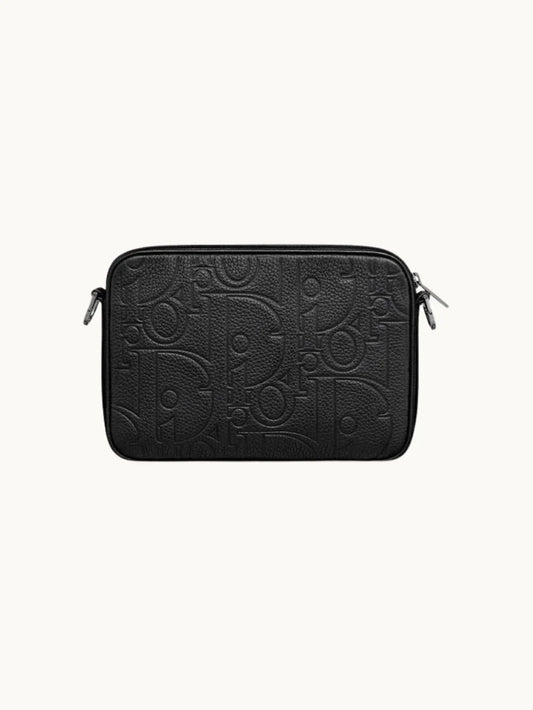 Triple Pouch Leather Saddle