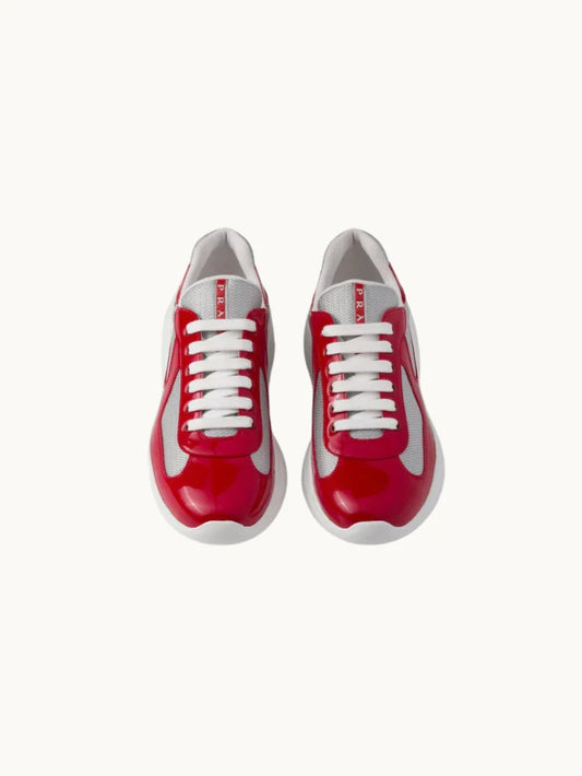 PRDA America's Cup Sneakers in Red Bike Fabric