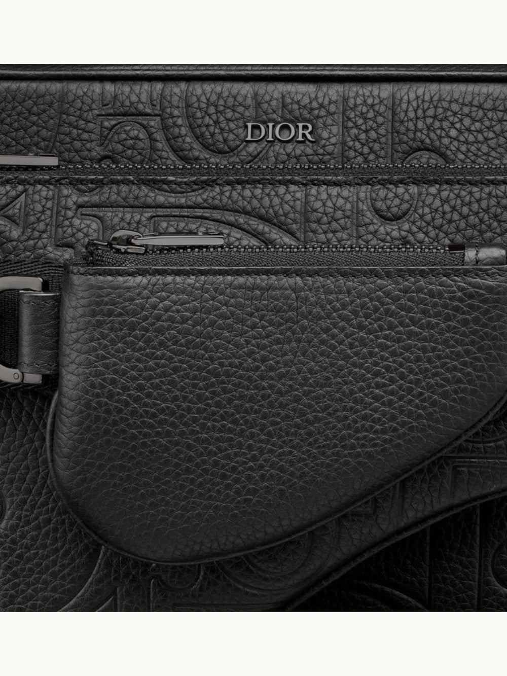 Triple Pouch Saddle Black