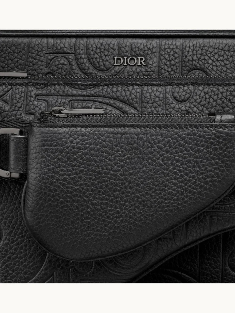 Triple Pouch Saddle Black