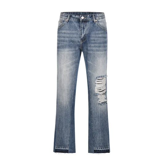 Ripped Aure Flared Jeans