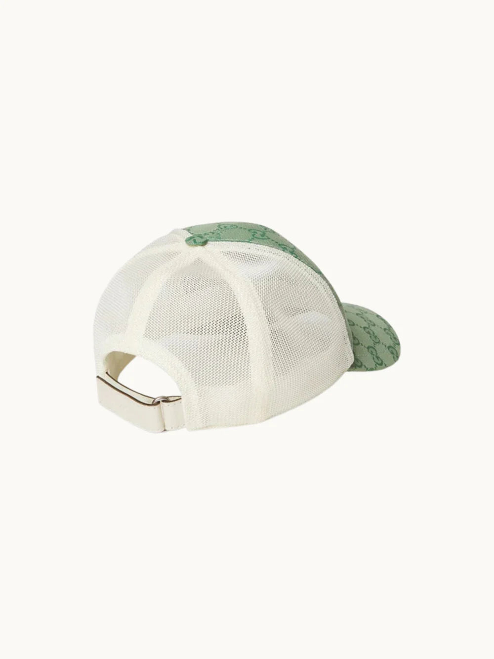 GG GREEN WHITE CANVAS CAP