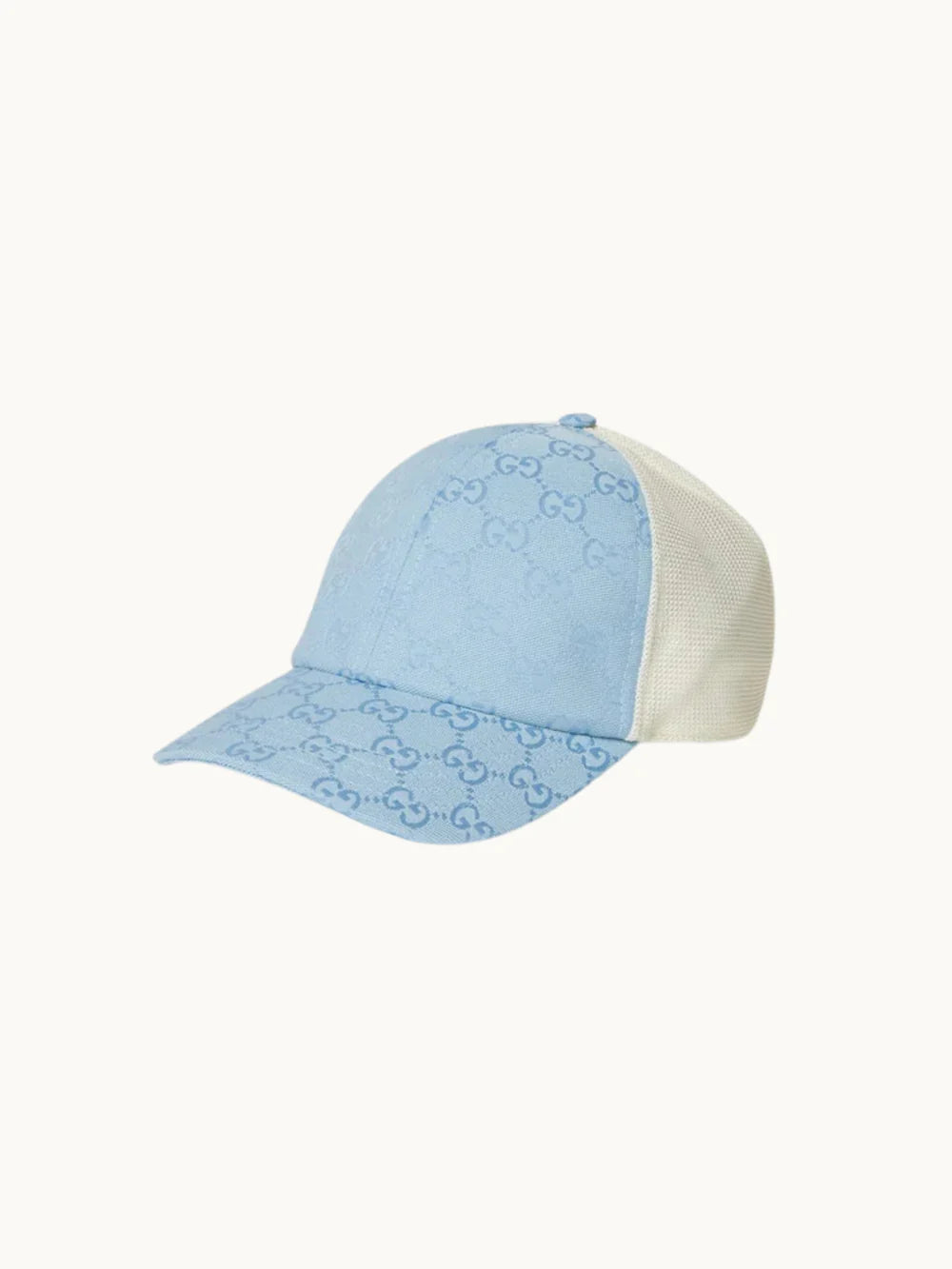 GG BLUE WHITE CANVAS CAP