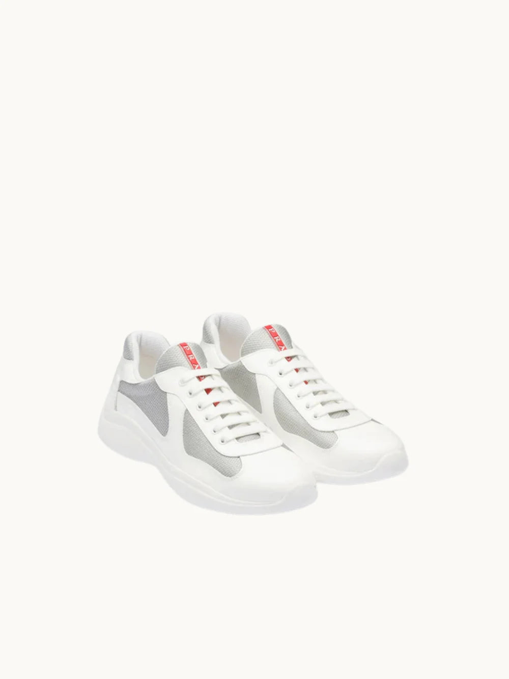 PRDA America's Cup Sneakers in White Bike Fabric
