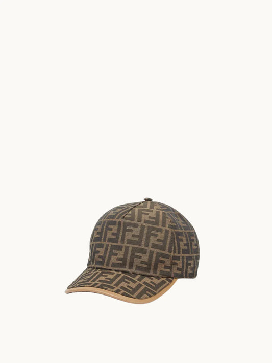 FF Blue Jacquard Fabric Baseball Cap