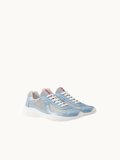 PRDA America's Cup Sneakers in Sky Blue Bike Fabric