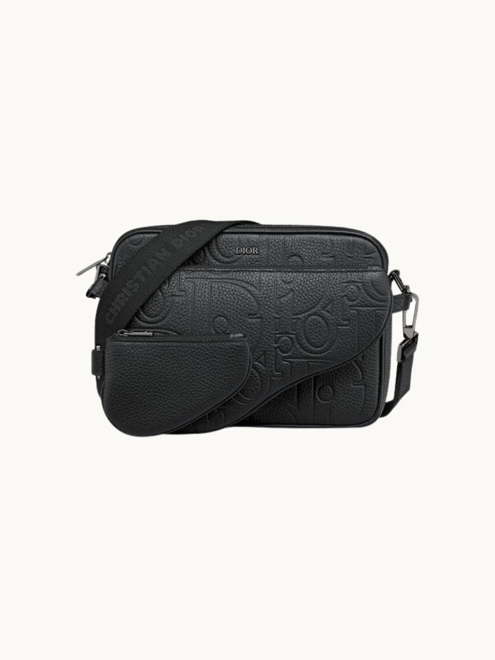 Triple Pouch Leather Saddle