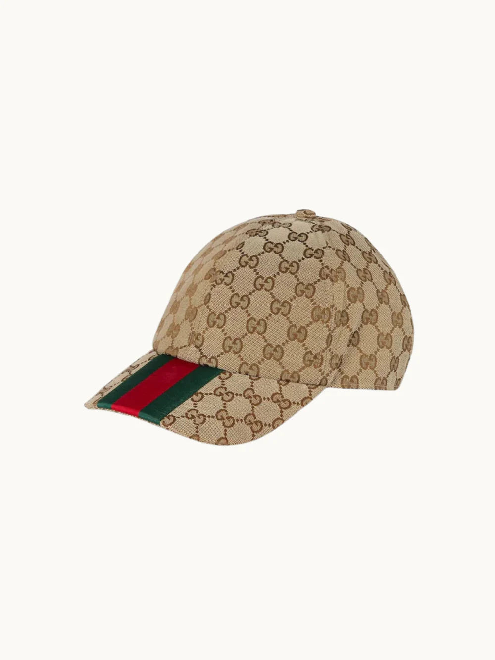 GG Canvas Baseball Cap, Beige