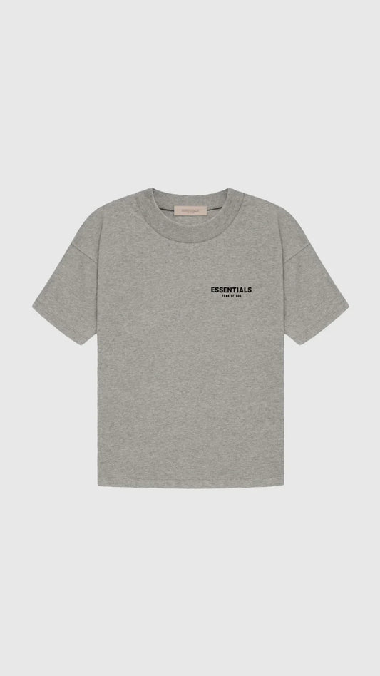 ESSENTIAL TEE - STONE GREY