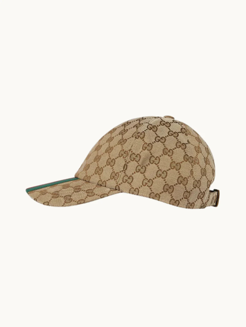 GG Canvas Baseball Cap, Beige