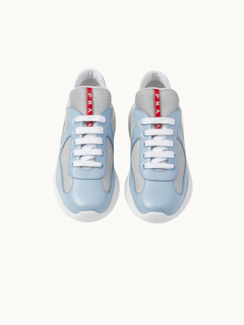 PRDA America's Cup Sneakers in Sky Blue Bike Fabric