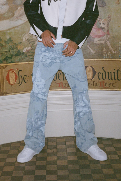 Cupido Washed Baggy Jeans 1+2 FREE