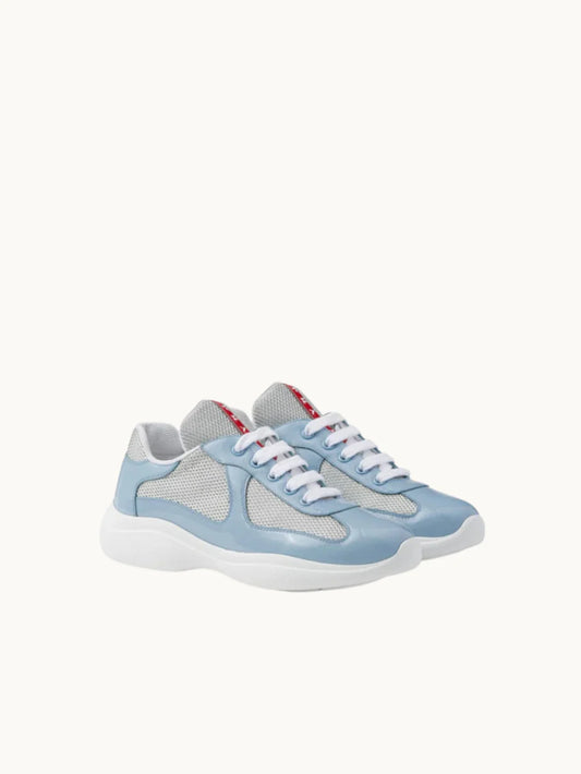 PRDA America's Cup Sneakers in Sky Blue Bike Fabric