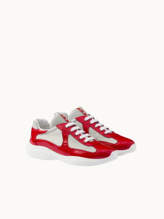 PRDA America's Cup Sneakers in Red Bike Fabric