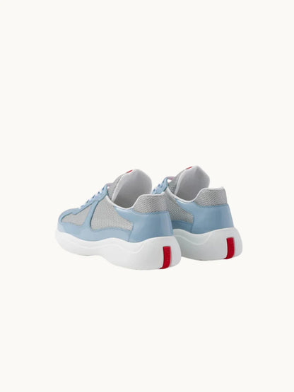 PRDA America's Cup Sneakers in Sky Blue Bike Fabric