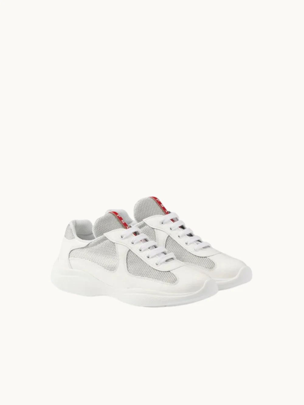 PRDA America's Cup Sneakers in White Bike Fabric