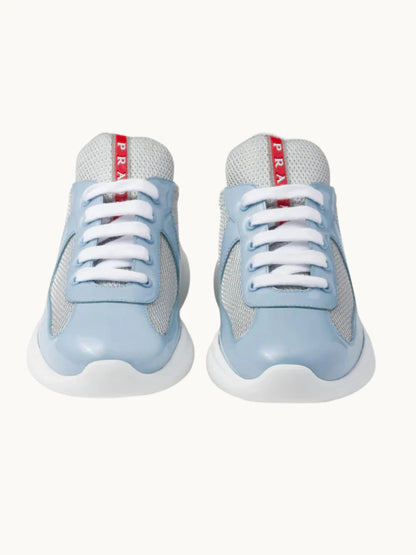PRDA America's Cup Sneakers in Sky Blue Bike Fabric