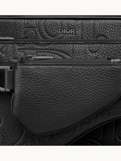 Triple Pouch Saddle Black