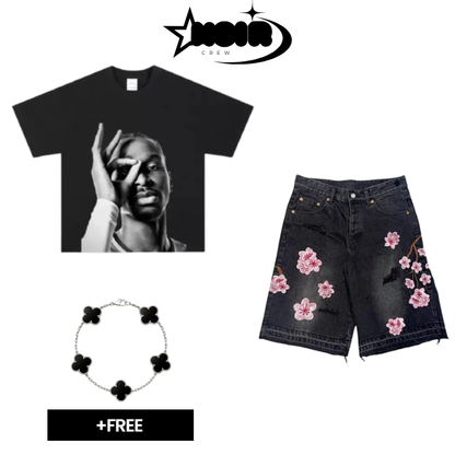 MIDNIGHT BLOSSOM OUTFIT