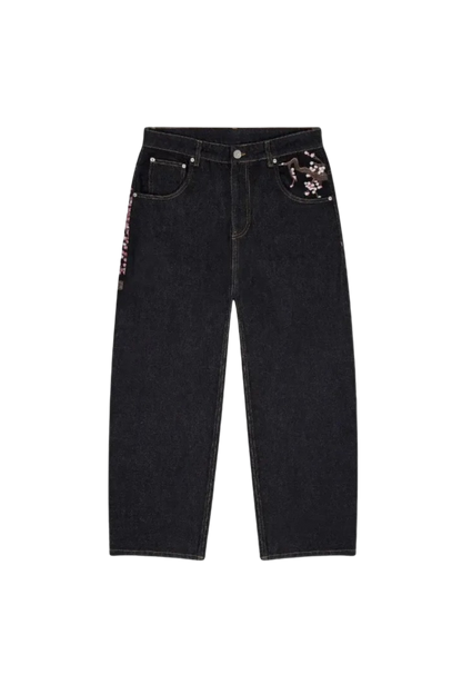 Embroidery Baggy Pants