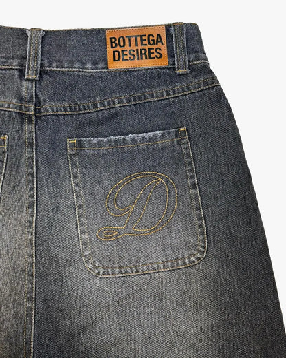 BOTTEGA DESIRES CLOUD jeans shorts
