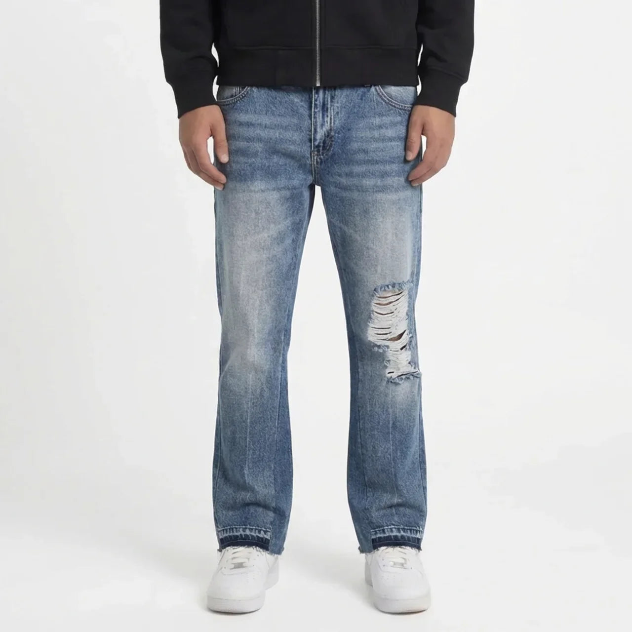 Ripped Aure Flared Jeans