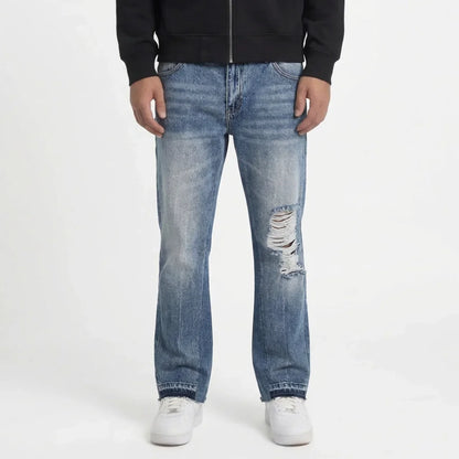 Ripped Aure Flared Jeans