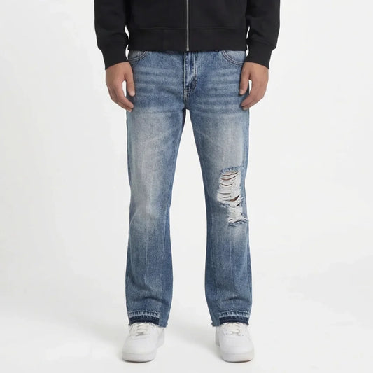 Ripped Aure Flared Jeans